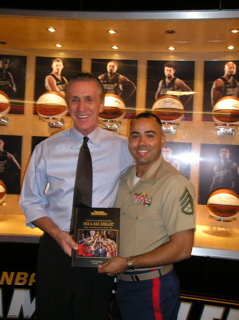 With Pat Riley