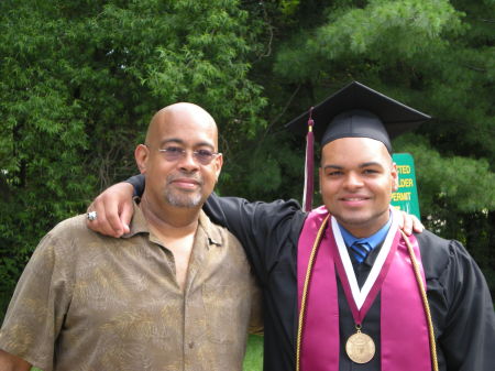 Son John and I June 2008