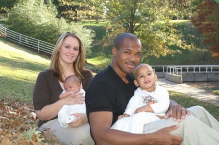 My daughter, Amanda with husband and children