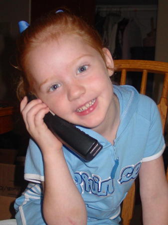 kathryn on the phone