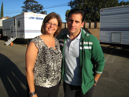 Deb with Steve Carell