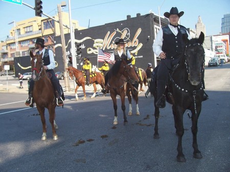 Linda & Majick (right) American Royal Parade