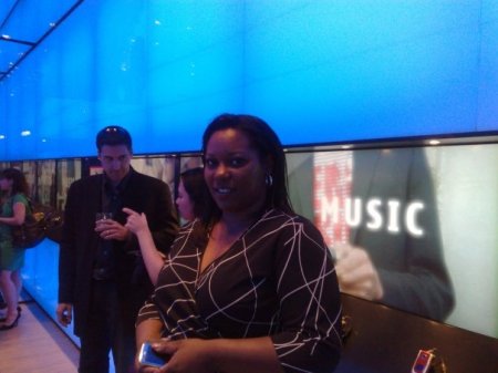 At the Nokia party in NYC