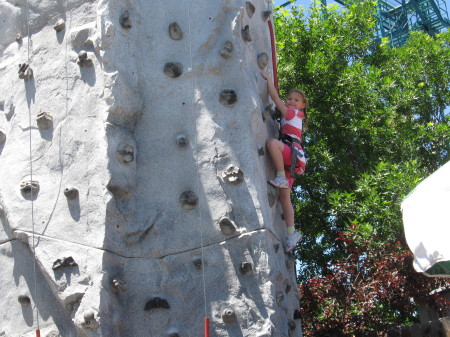 My Granddaughter Loves to climb......