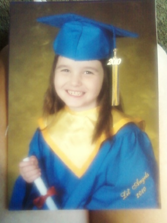 Ayla's preschool graduation picture