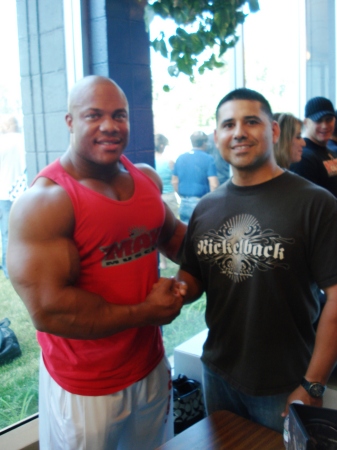 Phil Heath and I...(Now he's a monster)