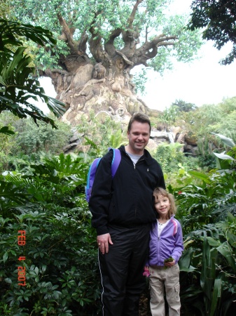 Dad and Melody Disney World