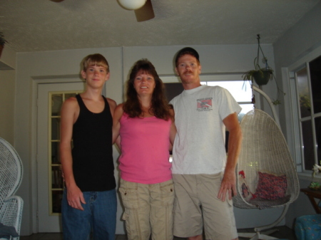 My Husband, youngest son & Me   Aug. 2008