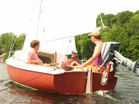 Sailing inthe Berkshires with Mike and Eric