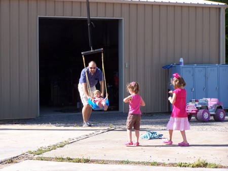 Adam, the three girls daddy, our son