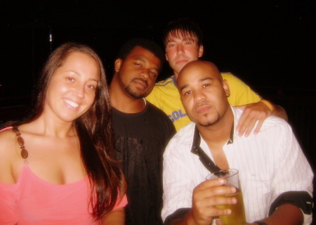 Me, Tony, Chris in the back & Cheddy~ MY BOYS!