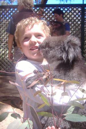 William & a Koala
