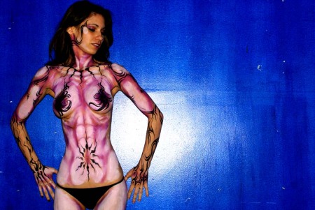 Live Body Painting gig