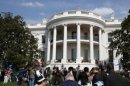 White House from Easter Egg Roll