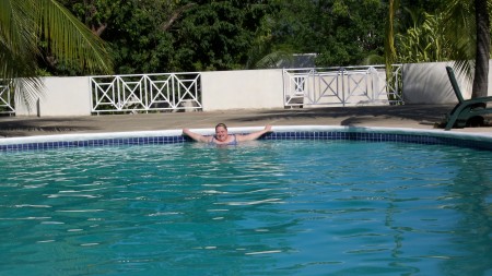 pool at our condo in jamaica