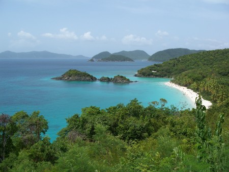 My favorite place on our cruise - Trunk Bay