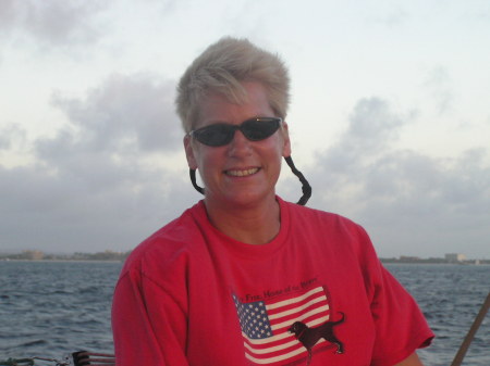 Sailing in Aruba