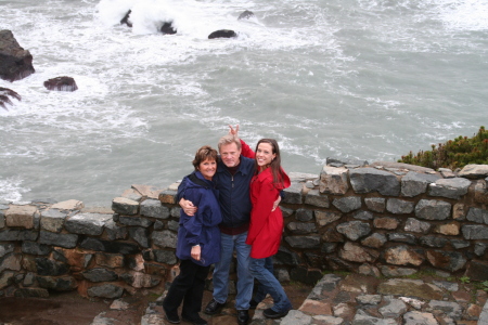 Alan, his daughter, Amber, and me,No.CA