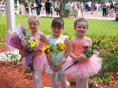 Emily (middle) dance