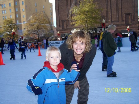 ice skating with Jared in Norfolk