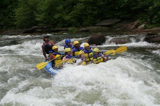 Bridget and Me river rafting