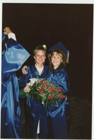 Heidi and Kristen, graduation