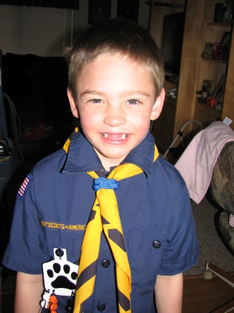 Braden - Becoming a Wolf Scout