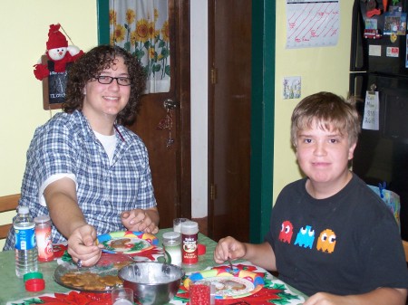 Nick and Chris make gingerbread cookies!