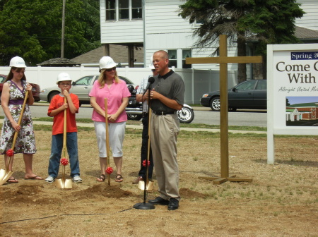 Church groundbreaking