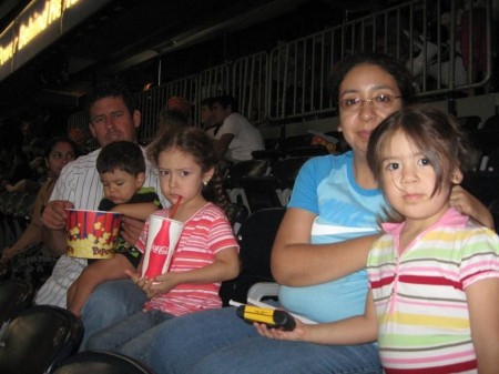 The Garcia Family at the circus in 2008.