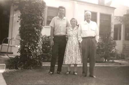 Younger Fred with Grand Parents