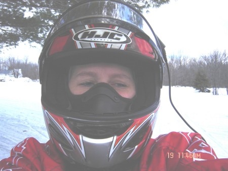 Me Snowmobiling