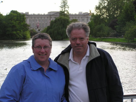 Louise and I in St. James Park, London