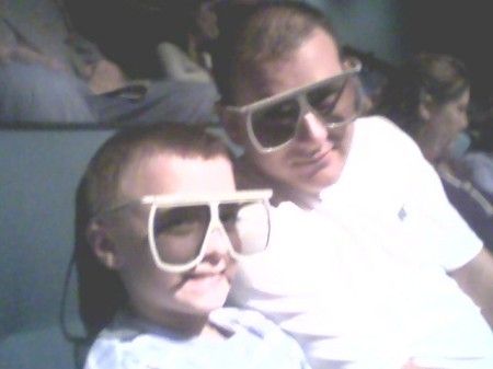 Terry and Matthew at the IMAX