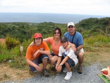 On the cruise last year to Belize with my boys