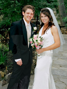 Adam Morgan (my son) and Lauren (his bride)