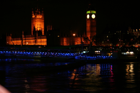 big ben at night