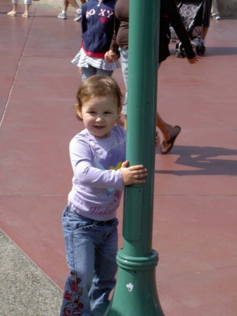 Rylie at Disneyland