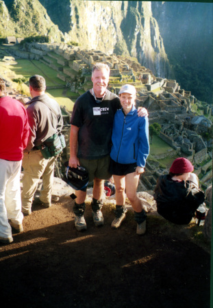 At Machu Pichu