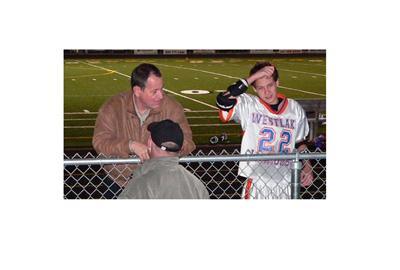 after HS game with 3rd son Cody