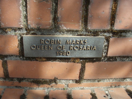 Robin Mark's Rose Festival Plaque