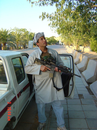 Goofing off in Ramadi