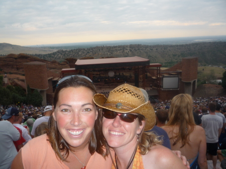 Me and Jen at Red Rocks Panic!