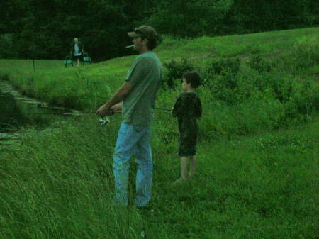 John and Jacob fishing
