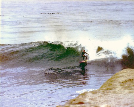 Steamer Lane on a South Swell