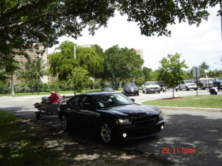 car and wave runner