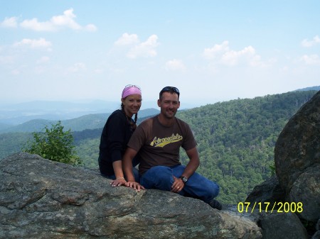 Jim & I at the Blue Ridge Mountains, VA
