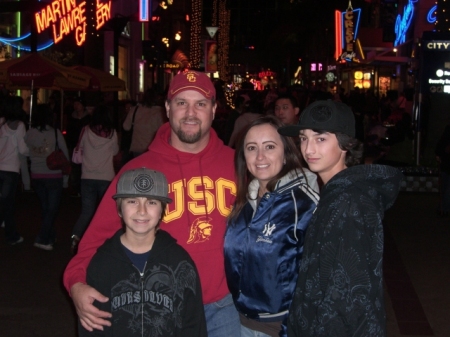 Family at Universal Studios