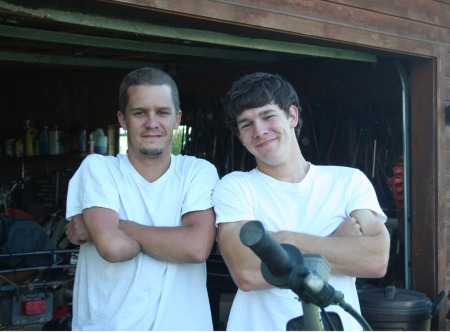 My two sons August 2008