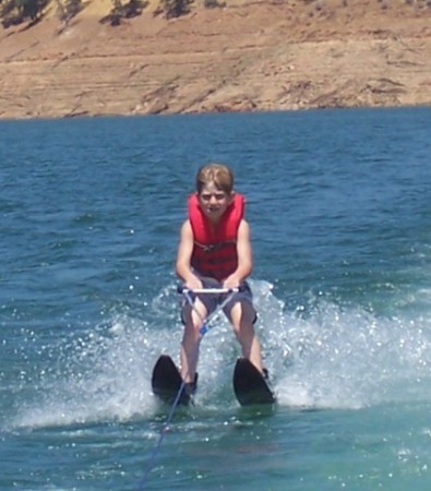 Brennan Water Skiing at New Melones